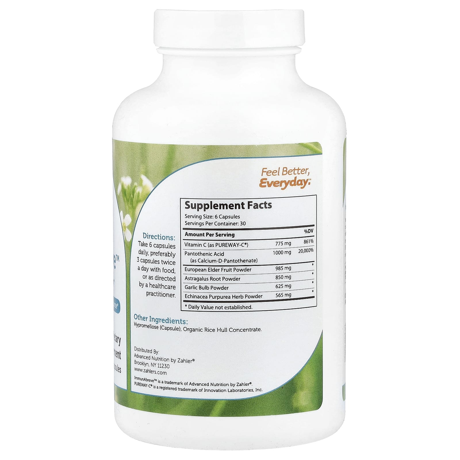 Иммунный комплекс ImmunAbreve Zahler™ Complete Immune System Support, 180 капсул — фото 2