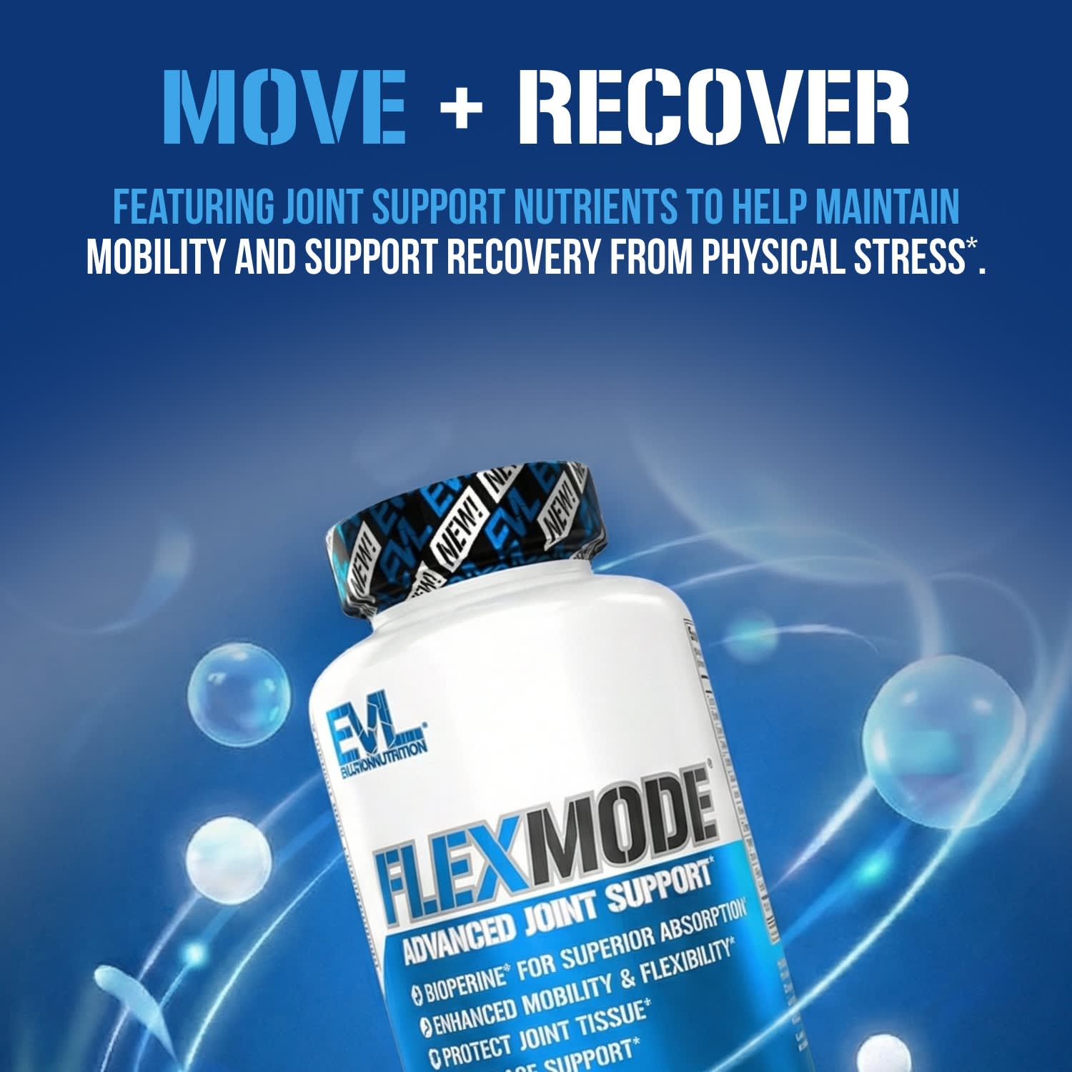 Поддержка суставов EVLution Nutrition FlexMode® Advanced Joint, 90 растительных капсул — фото 4