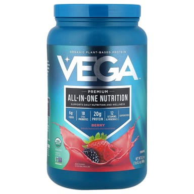 Vega, Premium, All-In-One Nutrition, Berry, 1 lb 8.3 oz (688 g)