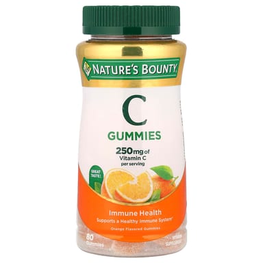 Витамин C Nature's Bounty Gummies, вкус Orange, 80 жевательных пастилок