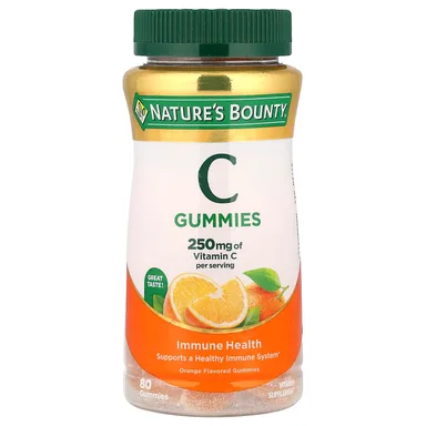 Фото товара: Витамин C Nature's Bounty Gummies, вкус «апельсин», 80 жевательных пастилок