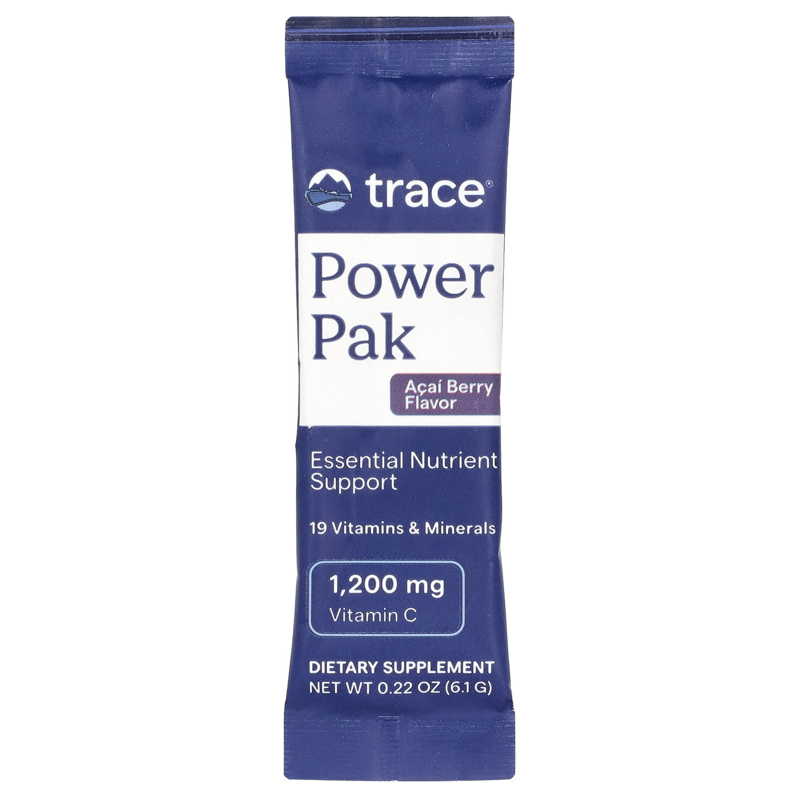 Стик Trace Power Pak 30 Packets, вкус Acai Berry, 6.1 г, саше