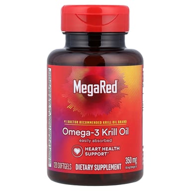 Масло криля Schiff MegaRed® Omega-3, вкус Vanilla, 350 мг, 120 мягких капсул