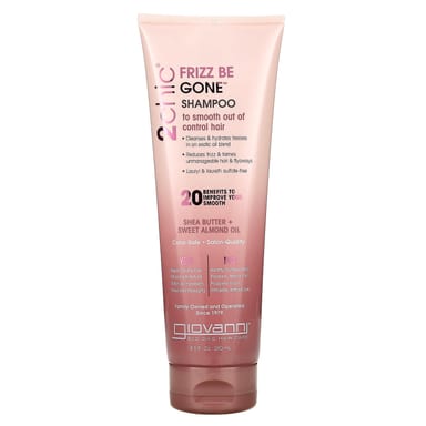 Миндальное масло Giovanni 2chic Frizz Be Gone Shampoo Shea Butter Sweet, 250 мл