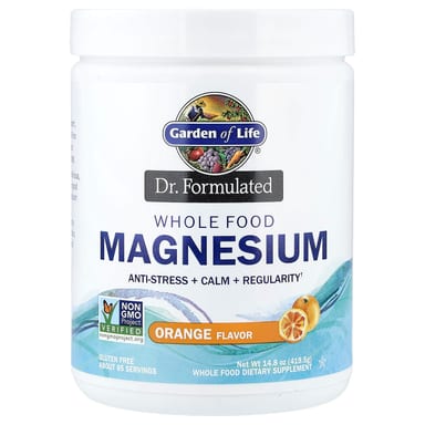 Магний Garden of Life Dr. Formulated Whole Food, вкус Orange, 419.5 г