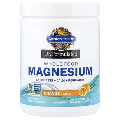 Магний Garden of Life Dr. Formulated Whole Food, вкус Orange, 197.4 г
