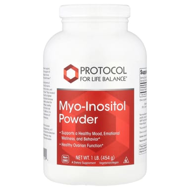 Инозитол Protocol for Life Balance Myo- Powder, 454 г, порошок