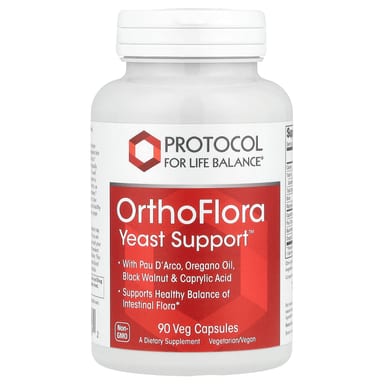 Комплекс OrthoFlora Yeast Support Protocol for Life Balance™, 90 растительных капсул