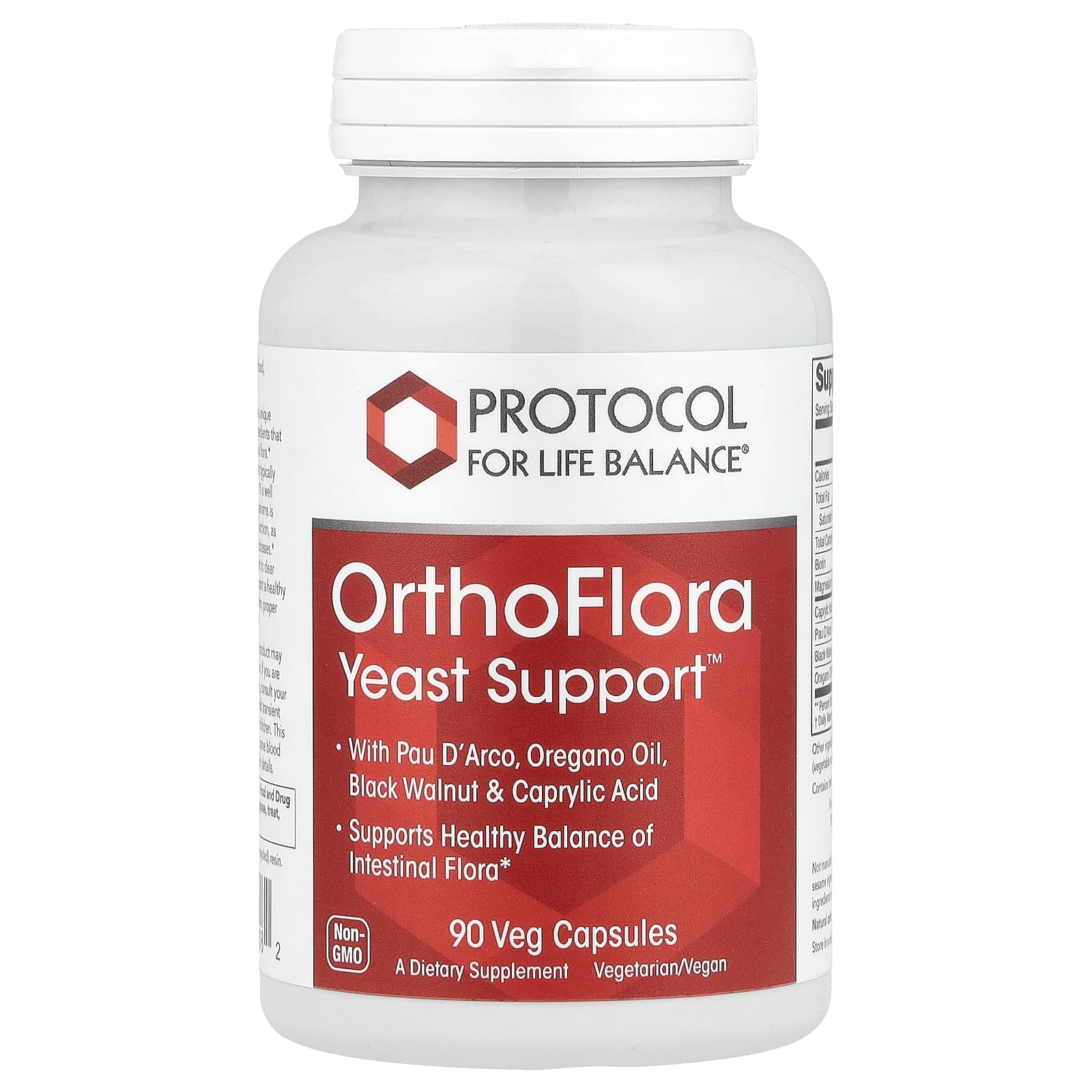 Комплекс OrthoFlora Yeast Support Protocol for Life Balance™, 90 растительных капсул