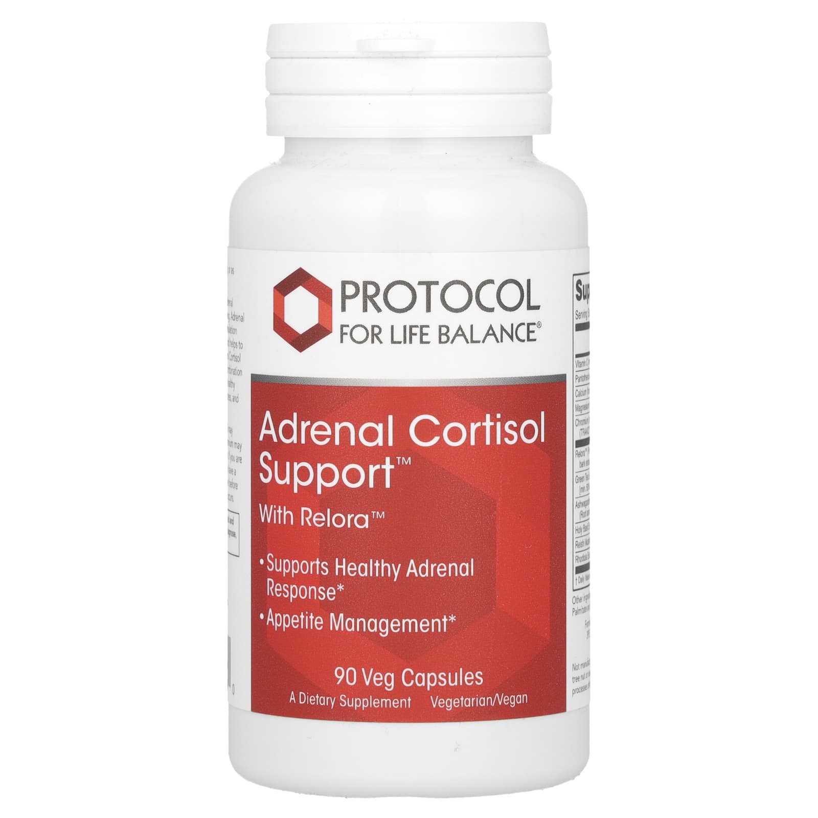 Комплекс Relora Protocol for Life Balance Adrenal Cortisol Support, 90 растительных капсул