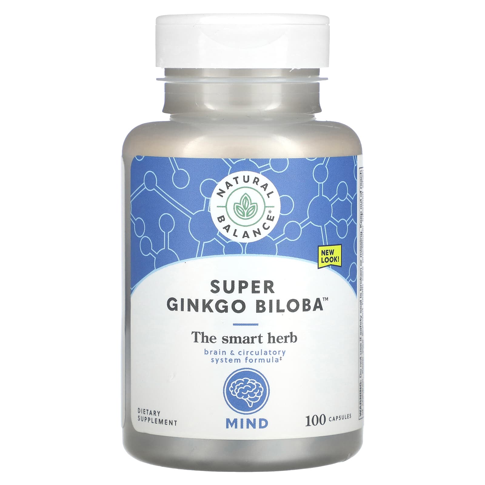 Гинкго билоба Natural Balance Super, 100 капсул