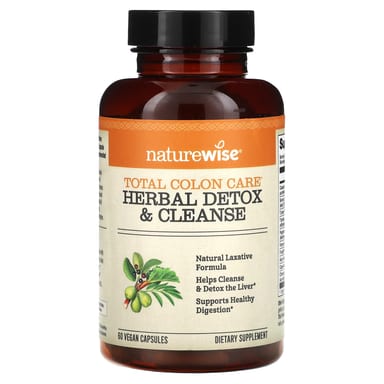 Детоксикация кишечника NatureWise, 60 веганских капсул