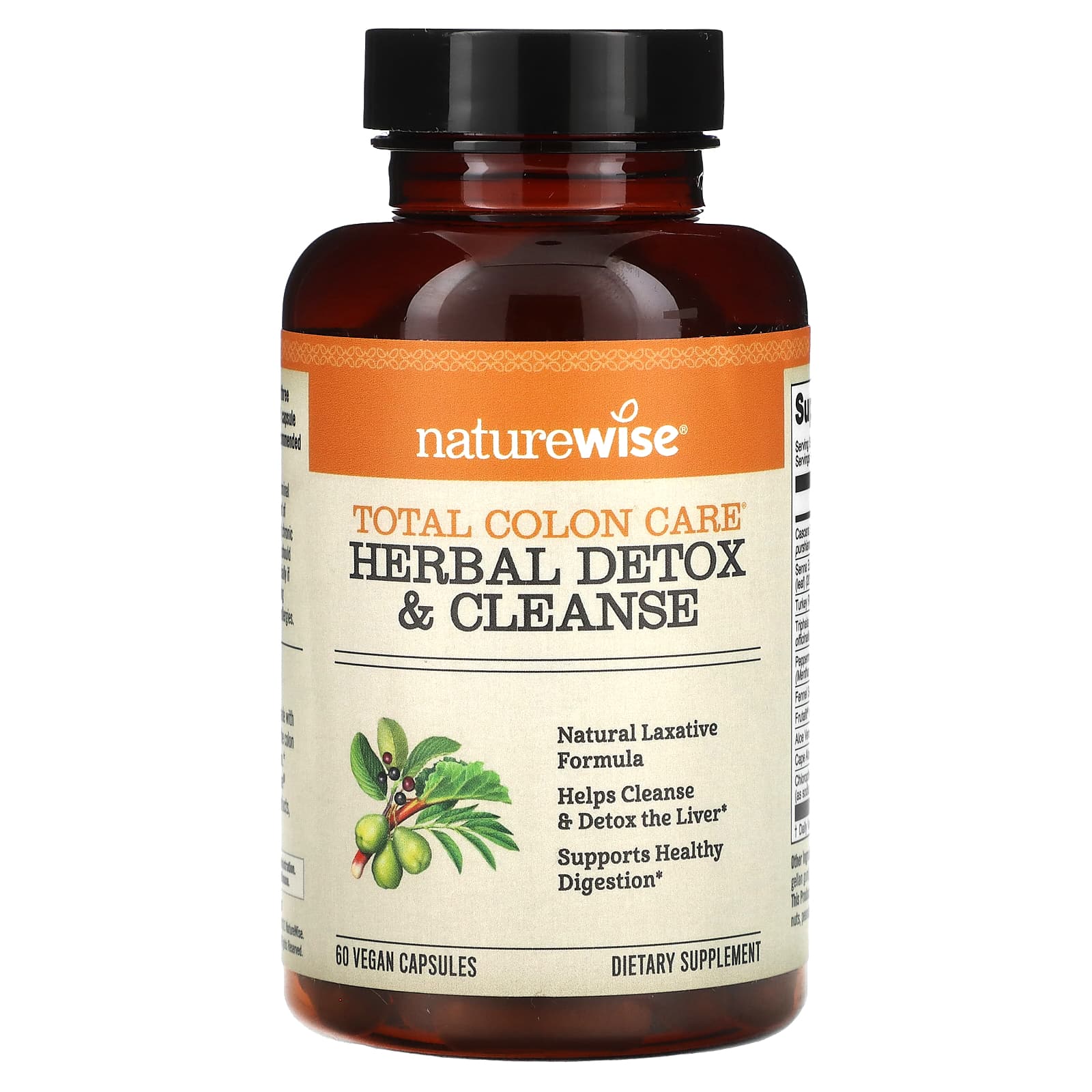 Детоксикация кишечника NatureWise, 60 веганских капсул
