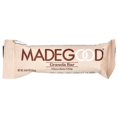 Шоколад MadeGood Granola Bars, вкус Chocolate Chip, 24 г, 6 шт., батончик