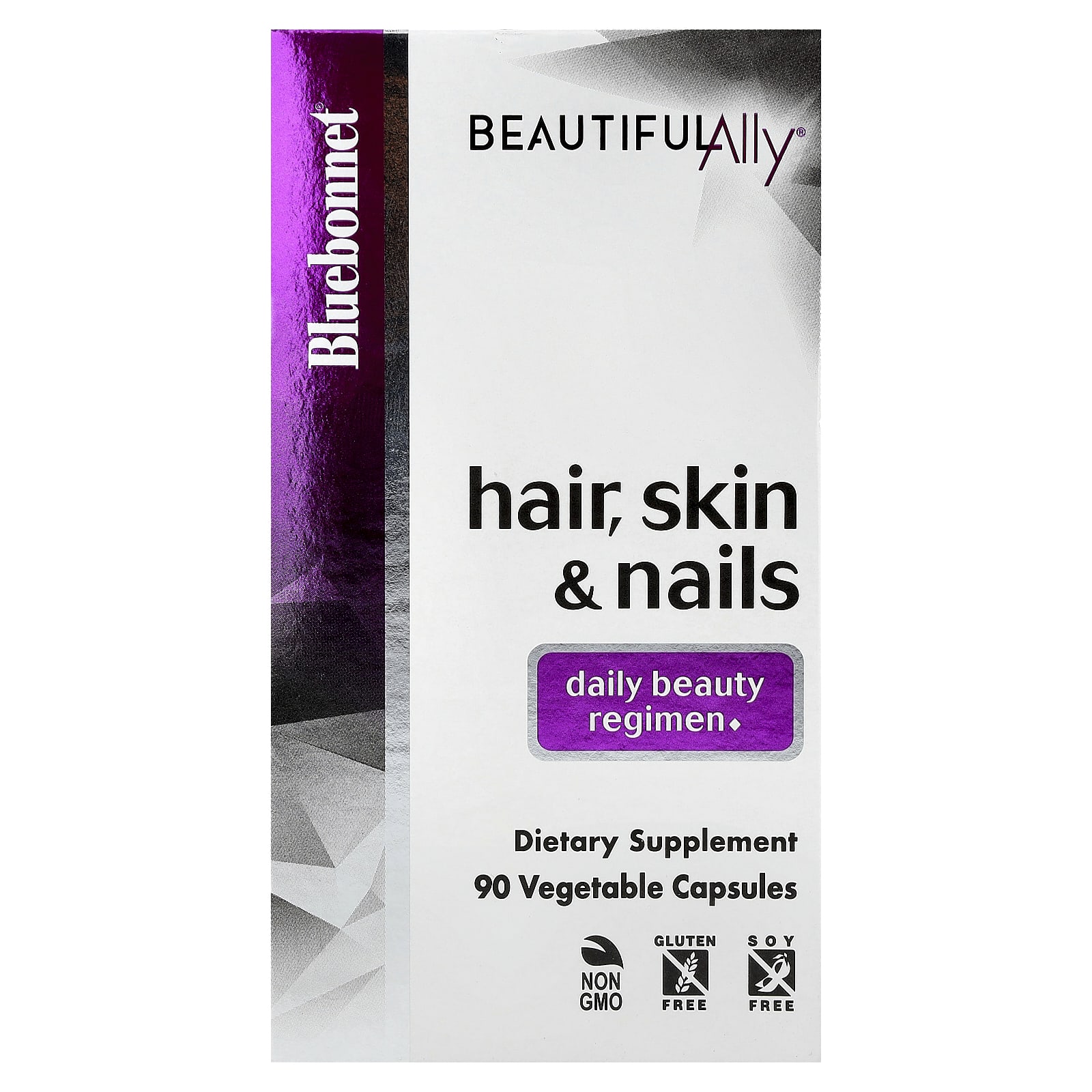 Комплекс Beautiful Ally Bluebonnet Nutrition® Skin & Nails, оттенок Hair, 90 растительных капсул — фото 2