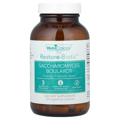 Saccharomyces Boulardii MOS Nutricology Restore-Biotic®, 150 мг, 120 растительных капсул
