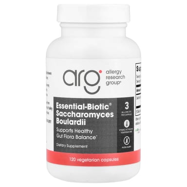 Saccharomyces Boulardii MOS Allergy Research Group Essential-Biotic®, 150 мг, 120 растительных капсул