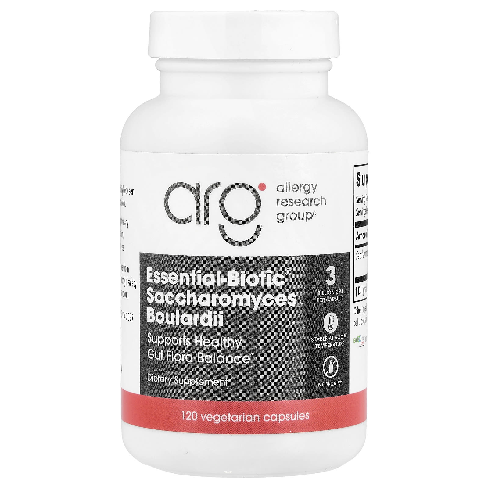 Saccharomyces Boulardii MOS Allergy Research Group Essential-Biotic®, 150 мг, 120 растительных капсул