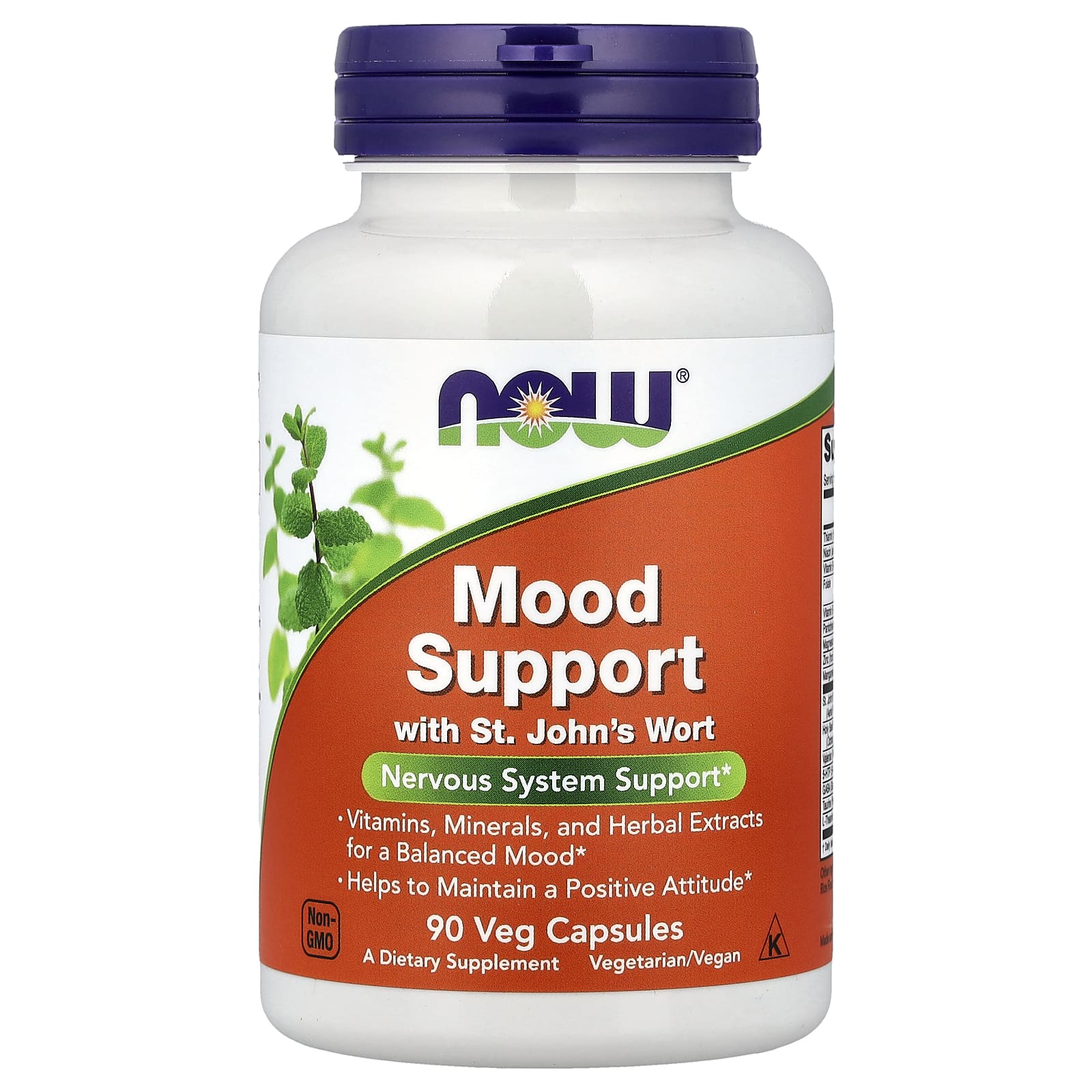 Зверобой NOW Foods Mood Support, 90 растительных капсул