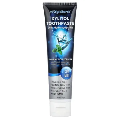 Фото товара: Зубная паста Xyloburst Xylitol with Hydroxyapatite Cool Mint, 113 г