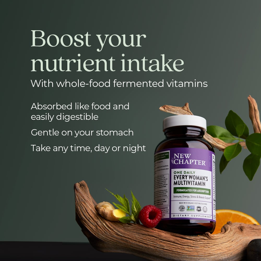 Женские мультивитамины New Chapter One Daily Every Woman's™ Multivitamin, 48 растительных таблеток — фото 7