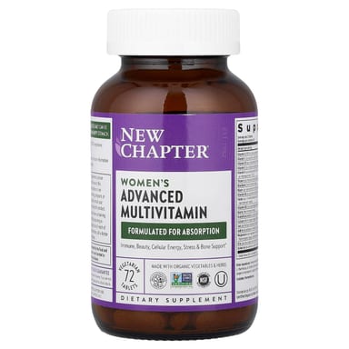 Женские мультивитамины New Chapter Women's Advanced, 72 растительных таблеток
