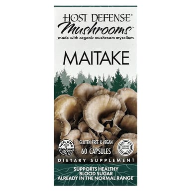 Грибной комплекс Host Defense™, оттенок Maitake, 60 капсул