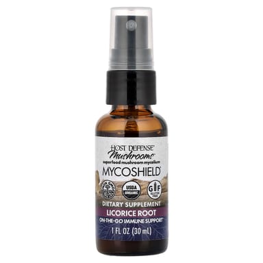 Солодка Host Defense Mushrooms™ MycoShield Spray®, 30 мл, спрей