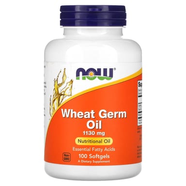Масло NOW Foods Wheat Germ, 1130 мг, 100 мягких капсул