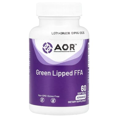 Green Lipped FFA Advanced Orthomolecular Research, 60 мягких капсул (50 мг на капсулу)