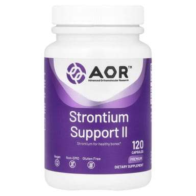 Стронций Advanced Orthomolecular Research AOR Support II, 341 мг, 120 капсул