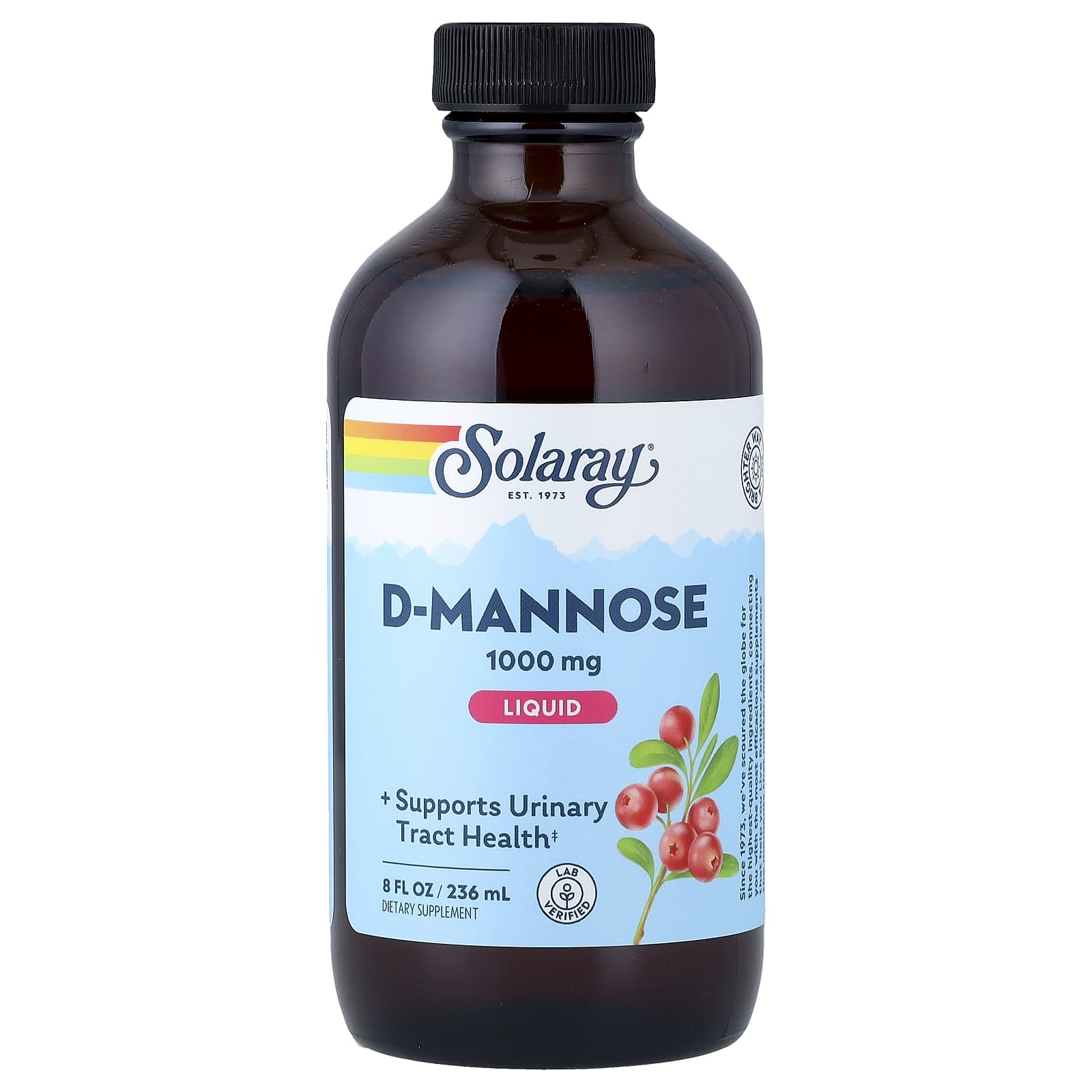 D-манноза Solaray Liquid D-Mannose, 236 мл, жидкая форма