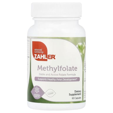 Метилфолат Zahler, 1,000 мкг DFE, 60 капсул