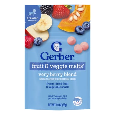 Фрукты и овощи Gerber, 1 унция (28 г)