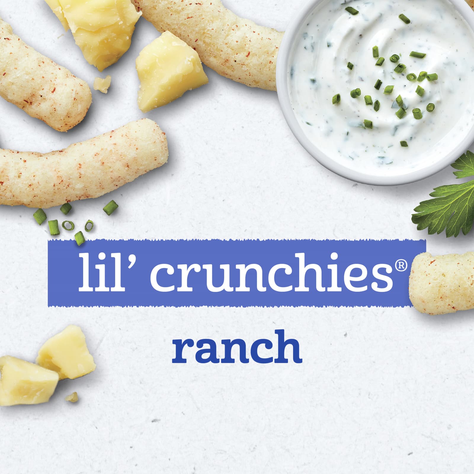Снек Gerber Snacks for Baby Lil' Crunchies® Baked Grain 8+ Months, оттенок Ranch, 42 г — фото 5