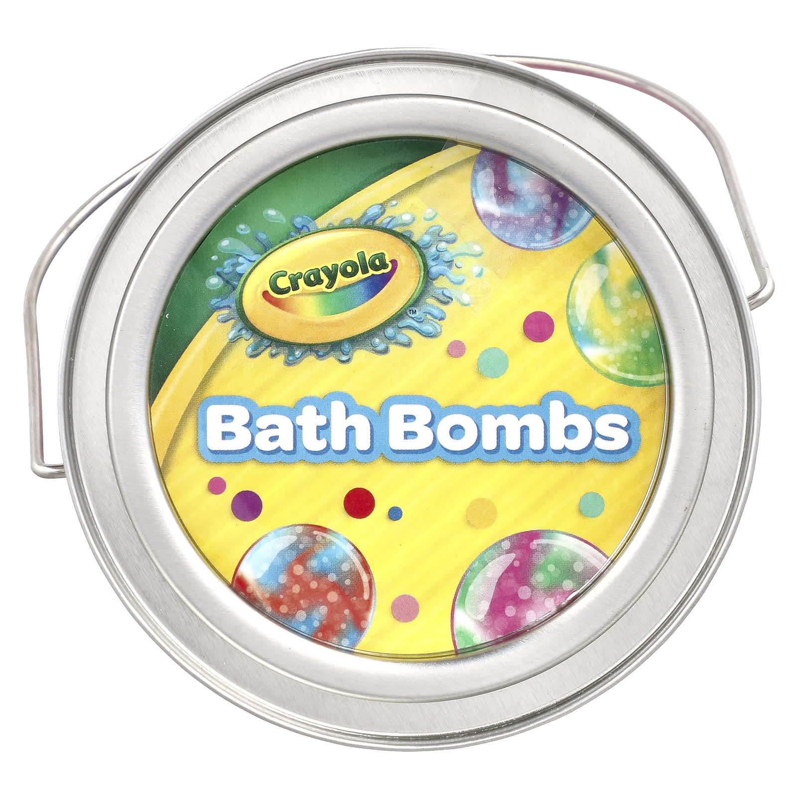 Джем Crayola Bath Bombs 3+ Grape Laser Lemon Cotton Candy & Bubble Gum Scented 8 Bath Bombs, 320 г — фото 2