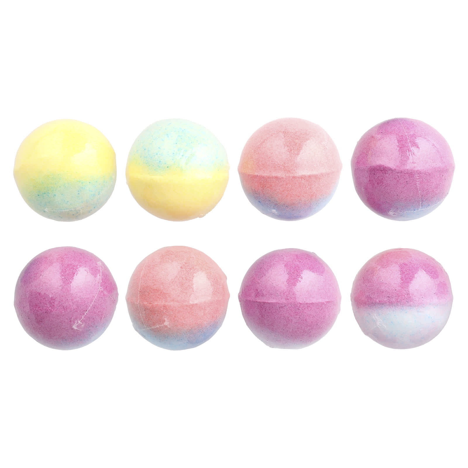 Джем Crayola Bath Bombs 3+ Grape Laser Lemon Cotton Candy & Bubble Gum Scented 8 Bath Bombs, 320 г — фото 4