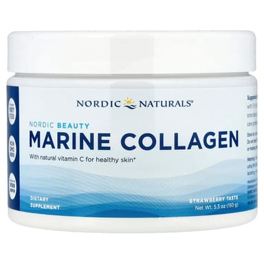 Витамин C Nordic Naturals Nordic Beauty Marine Collagen, вкус Strawberry, 150 г