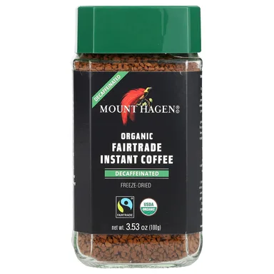 Фото товара: Растворимый кофе Mount Hagen Organic Fairtrade, без кофеина, 100 г