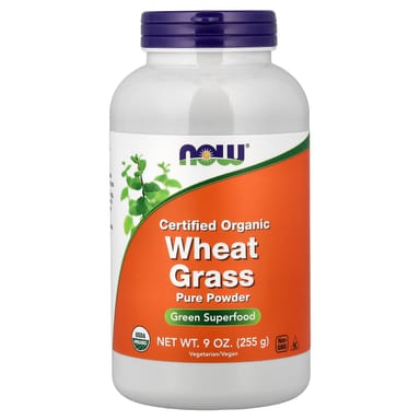 Порошок пшеничной травы NOW Foods Certified Organic Pure Powder, 255 г