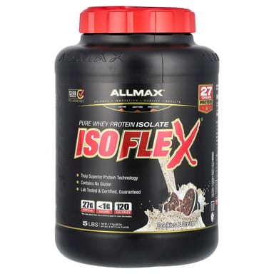 Сывороточный протеин ALLMAX ISOFLEX® Pure Isolate Cookies & Cream, 2.27 кг