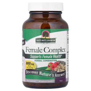 Комплекс Nature's Answer Female Herbal Combination, 90 растительных капсул
