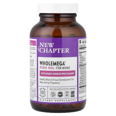 Рыбий жир New Chapter Wholemega™ For Moms, 180 мягких капсул