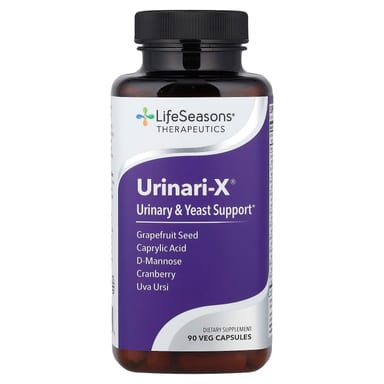 Urinari-X® LifeSeasons, 90 вегетарианских капсул