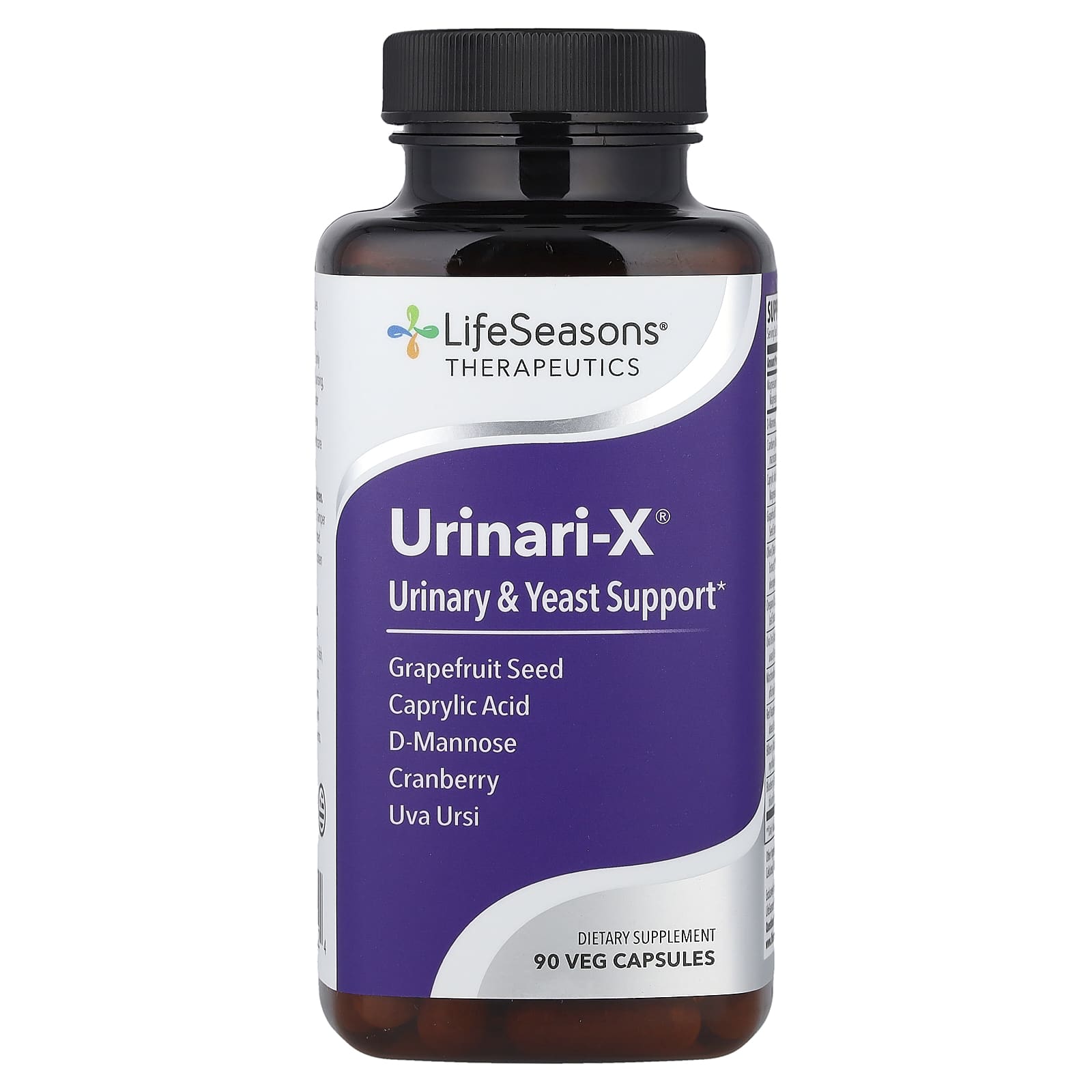 Urinari-X® LifeSeasons, 90 вегетарианских капсул