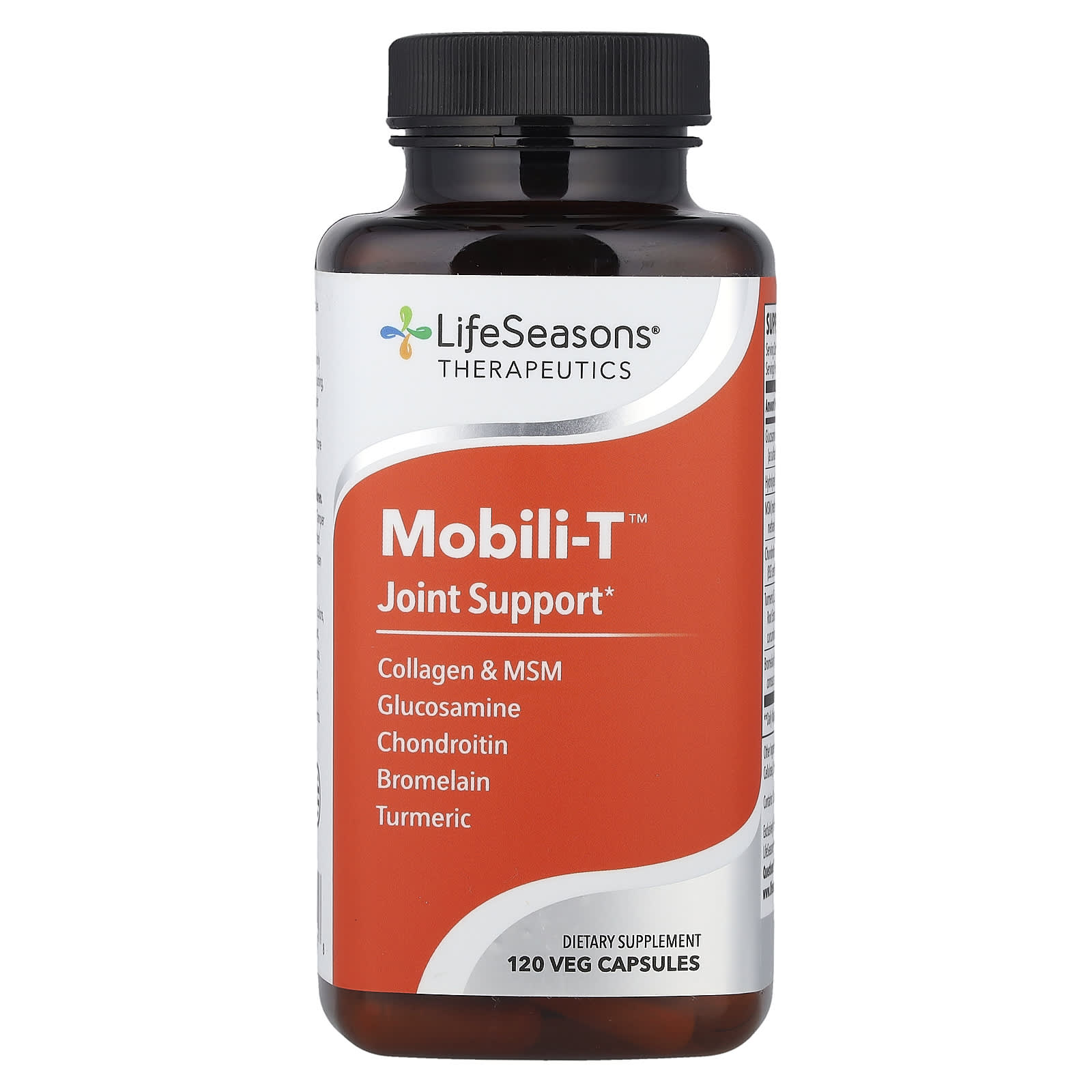 Поддержка суставов LifeSeasons Therapeutics Mobili-T® Joint, 120 растительных капсул