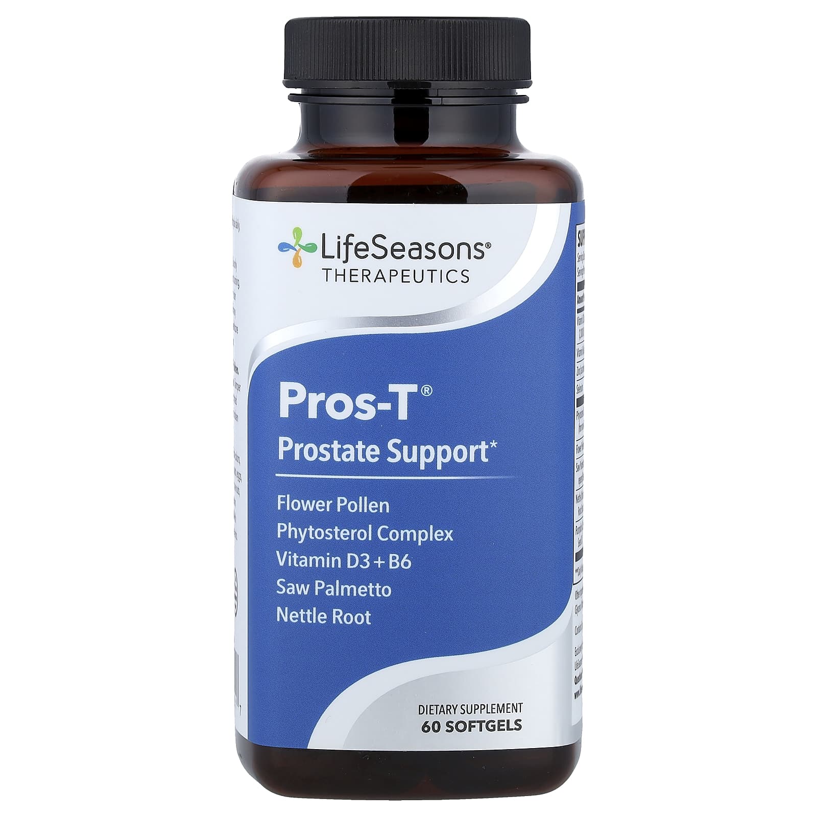 Комплекс для поддержки простаты LifeSeasons Pros-T®, 60 мягких капсул