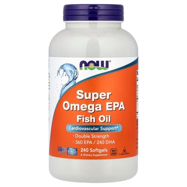Рыбий жир NOW Foods Super Omega EPA, 1000 мг, 240 мягких капсул