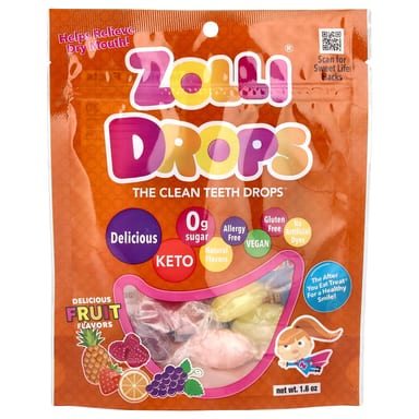 Капли для чистки зубов Zollipops, 1.6 унции