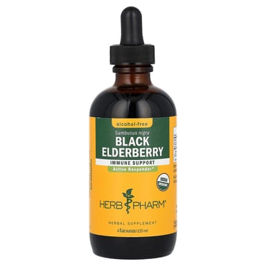 Бузина Herb Pharm, вкус Black Elderberry, 120 мл